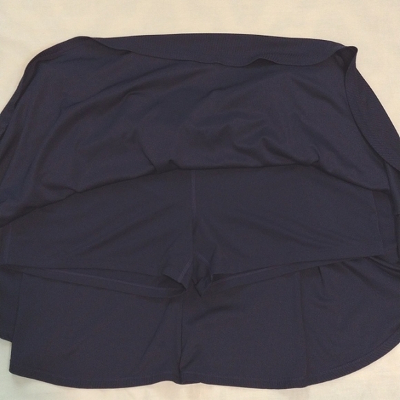 Lillie Green Navy Blue Ribbed Skort Size L - Picture 4 of 6